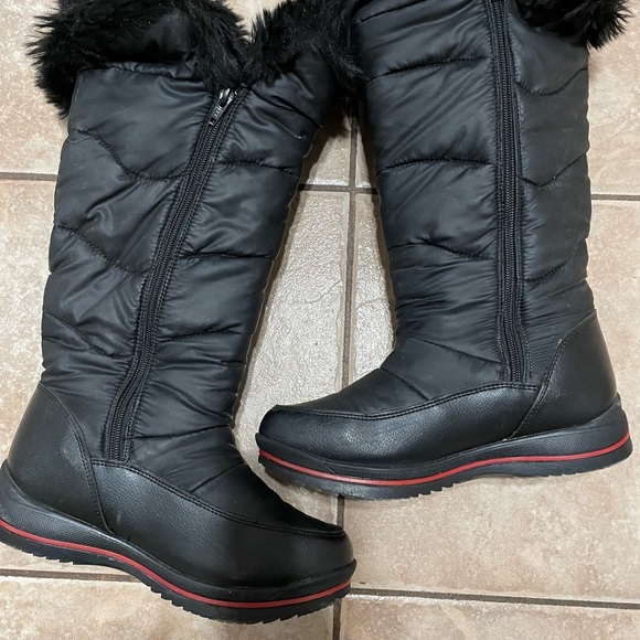 Cougar Canada black  bistro waterproof winter boots size 7​ - Picture 4 of 6